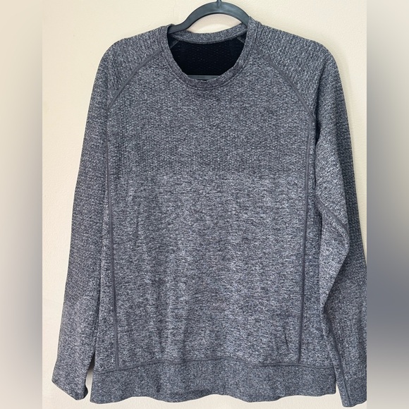Lululemon Grey Engineered Warmth Merino Wool Crewneck - Picture 1 of 4